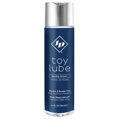 I.D. Lubricants Toy Lube 4.4 Fl Oz Bottle - No-Drip Formula - Clear