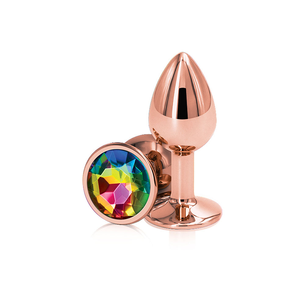 Rear Assets Rose Gold Small Anal Toy - Chrome-Plated Aluminum