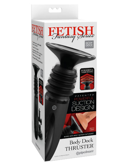 Pipedream Body Dock Thruster – Black Handheld Thrusting Device