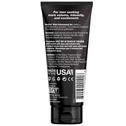 Swiss Navy Max Size Male Enhancement Gel – 5 Fl Oz