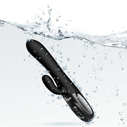 Hypnotic - Black - Thrusting Rabbit with Swinging Clitoral Stimulator