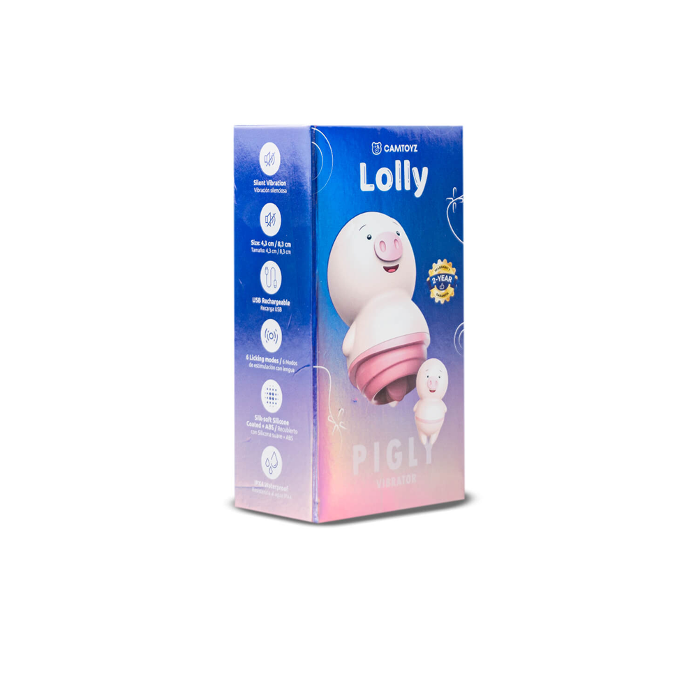Camtoyz Pigly Clitoral Stimulator - Pink - Multi-Speed and Waterproof