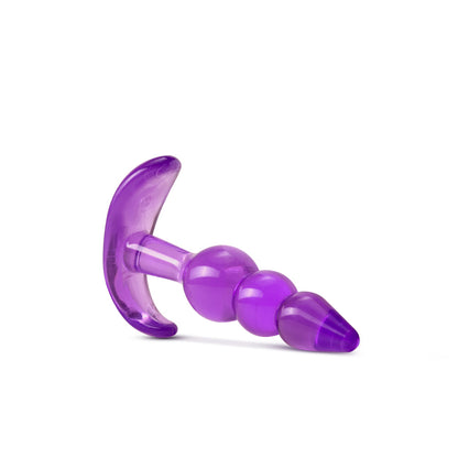 B Yours Triple Bead Anal Plug - Phthalate Free - Purple
