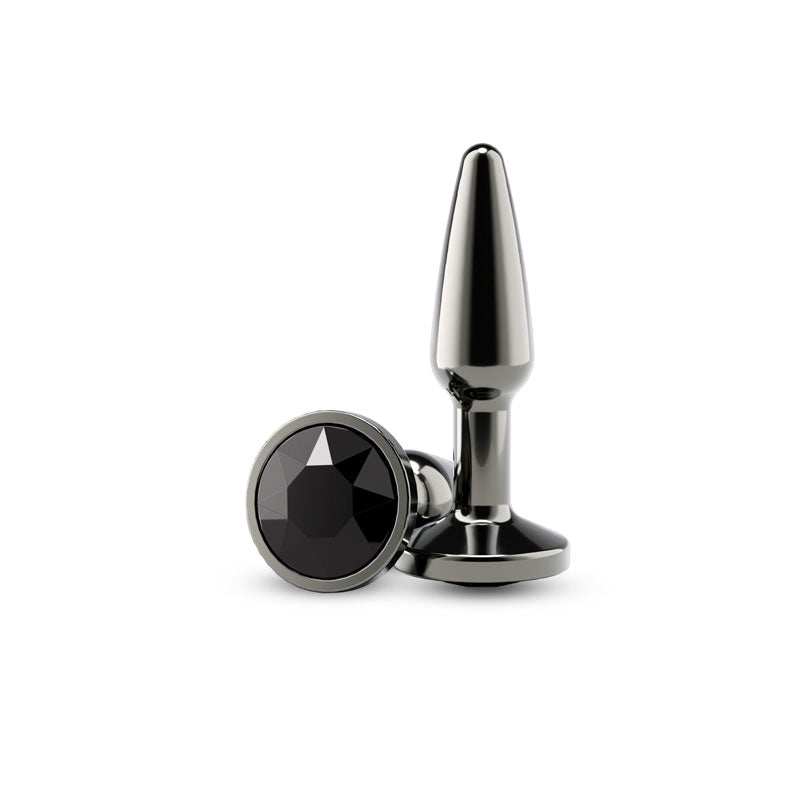 nsnovelties Rear Assets Tapered Small Anal Toy - Gunmetal Black