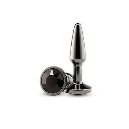 nsnovelties Rear Assets Tapered Small Anal Toy - Gunmetal Black