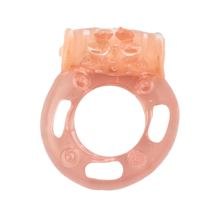 Nasstoys Macho Vibrating Cock Ring - Beige with Clitoral Ticklers