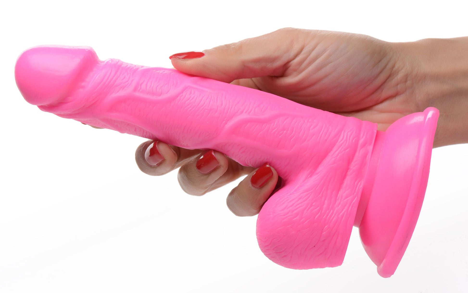 Pop Pecker 6.5 Inch Dildo with Suction Cup Base - Pink