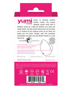 VeDO Yumi Rechargeable Finger Vibe - Multi-Function Waterproof Vibrator - Foxy Pink