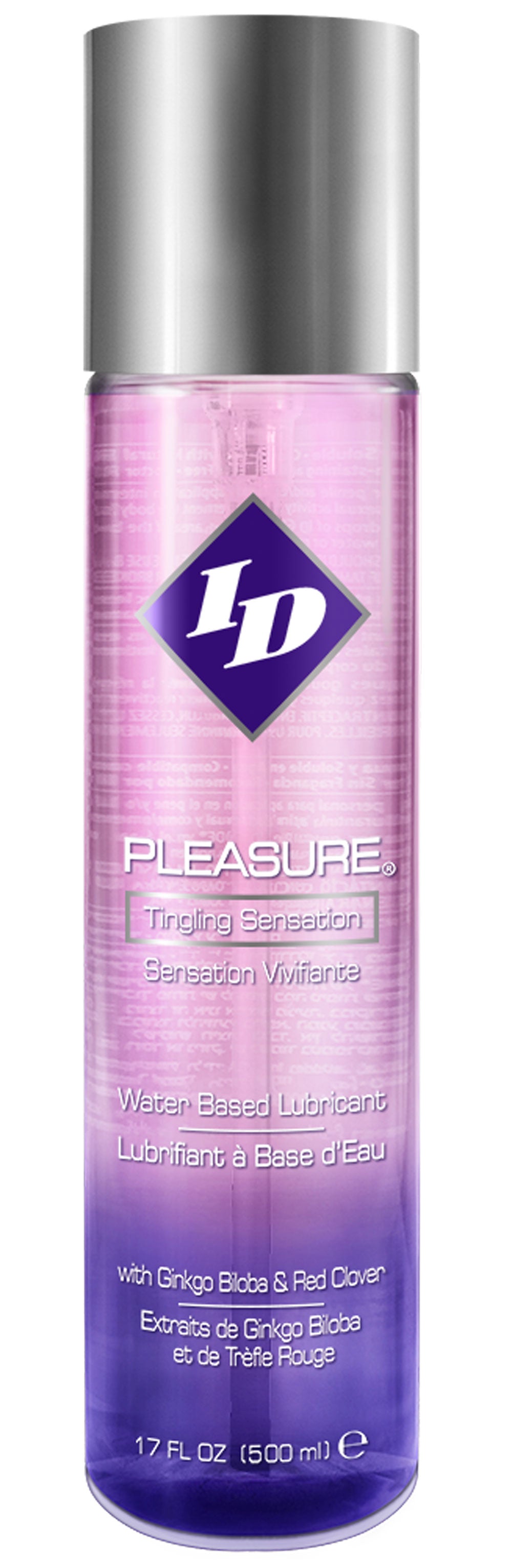 I.D. Lubricants ID Pleasure Water-Based Lubricant 17 Fl Oz - Clear