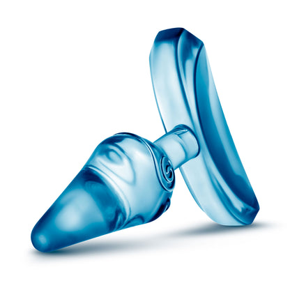 Blush Jolly Plug Anal Toy for Beginners with Tapered Tip – Blue