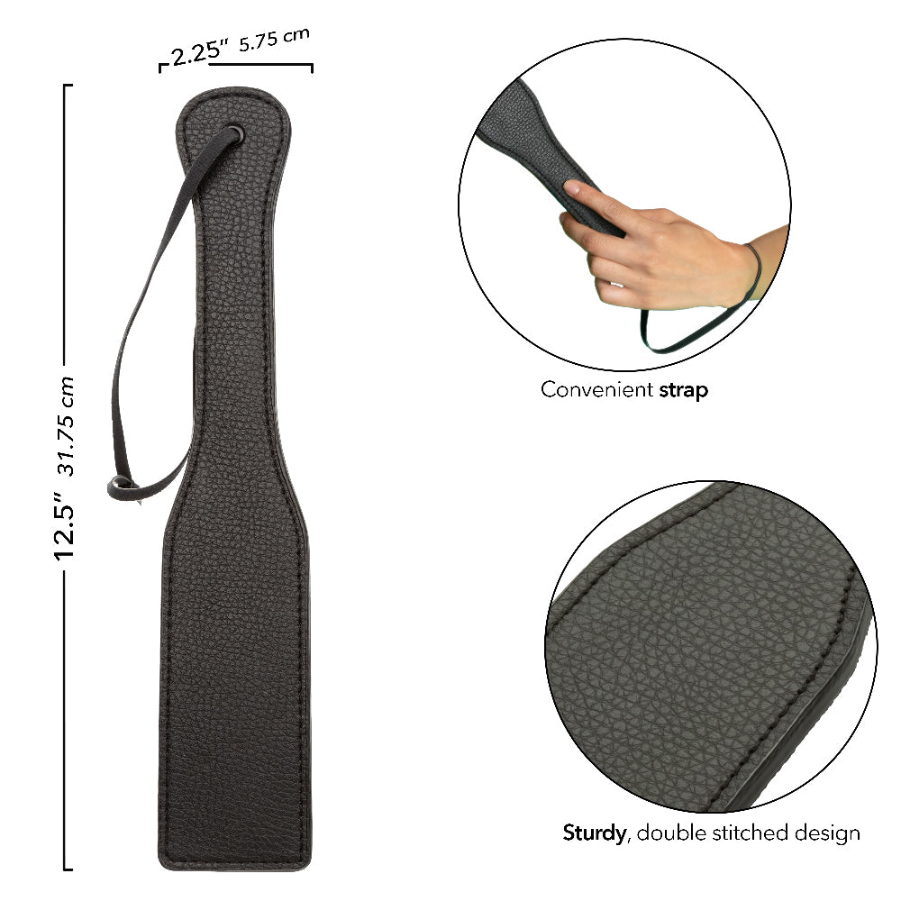 CalExotics Nocturnal Collection Paddle – Black – Sturdy Impact Tool