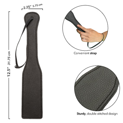 CalExotics Nocturnal Collection Paddle – Black – Sturdy Impact Tool