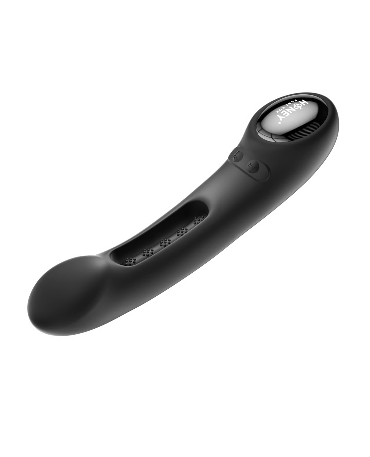Honey Play Box Tempo App-Controlled Tapping G-Spot Vibrator - Black
