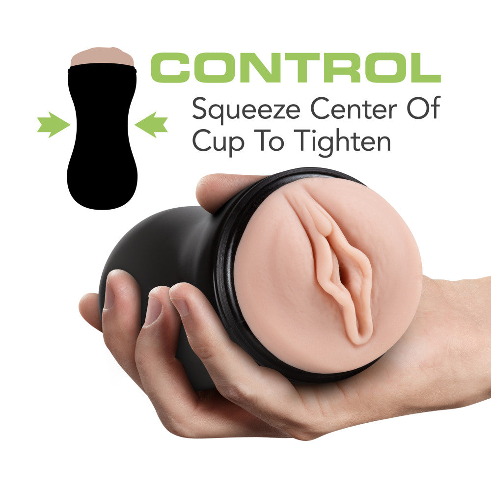 M for Men Soft & Wet Self Lubricating Stroker Cup - Beige