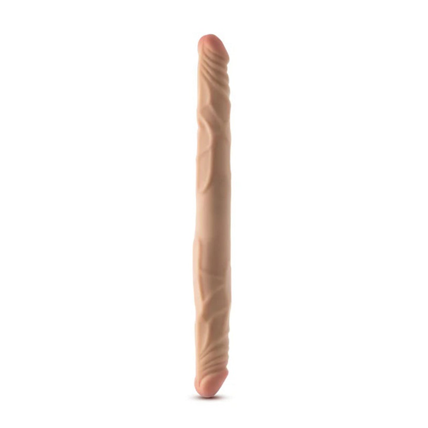 Dr. Skin Plus 14-Inch Posable Double Dong - Beige