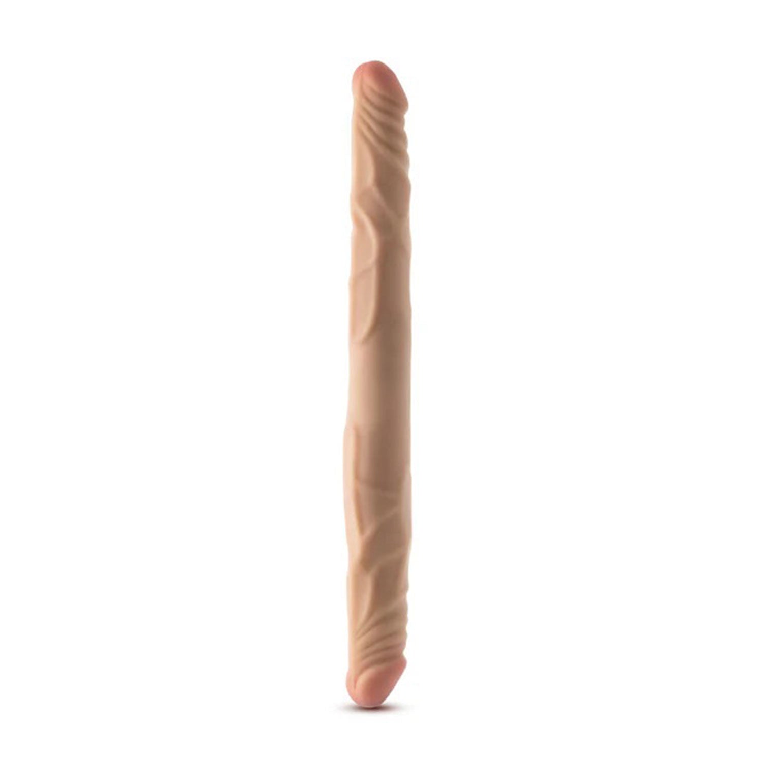 Dr. Skin Plus 14-Inch Posable Double Dong - Beige