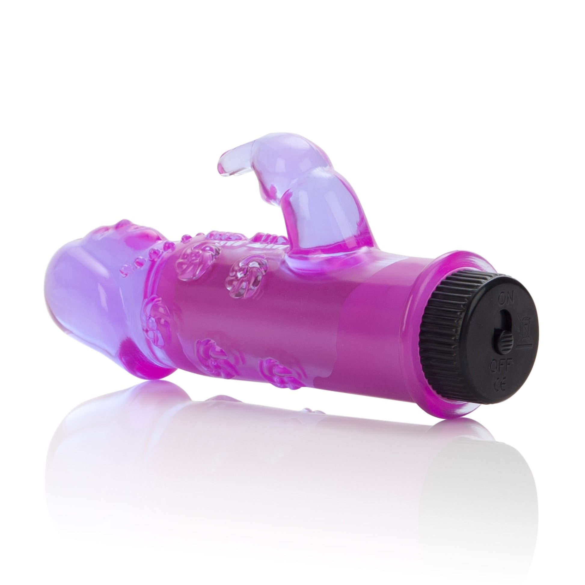 CalExotics Amethyst Arouser Dual Tongued Stimulator - Purple