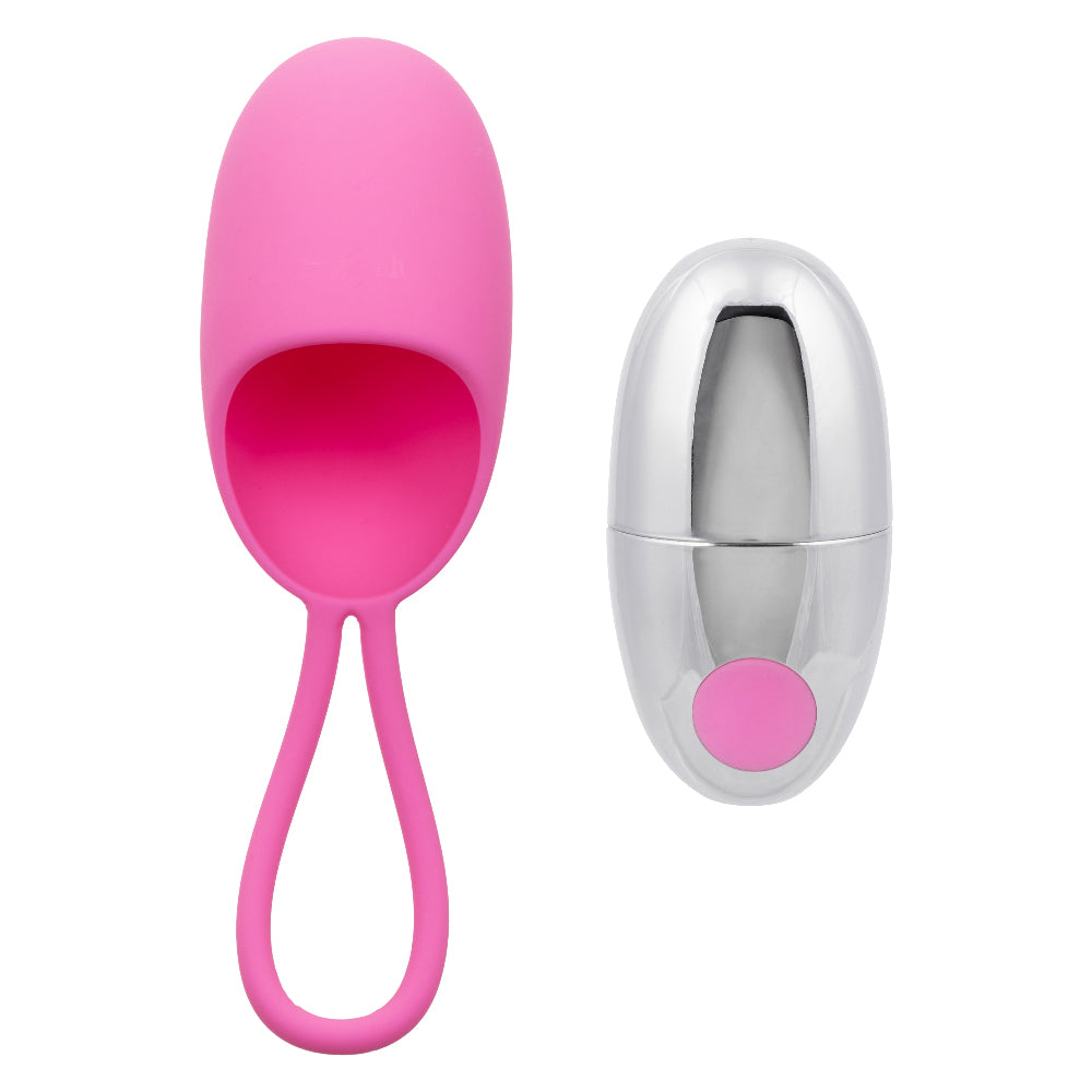 CalExotics Turbo Buzz Bullet Vibrator with Removable Silicone Sleeve – Pink
