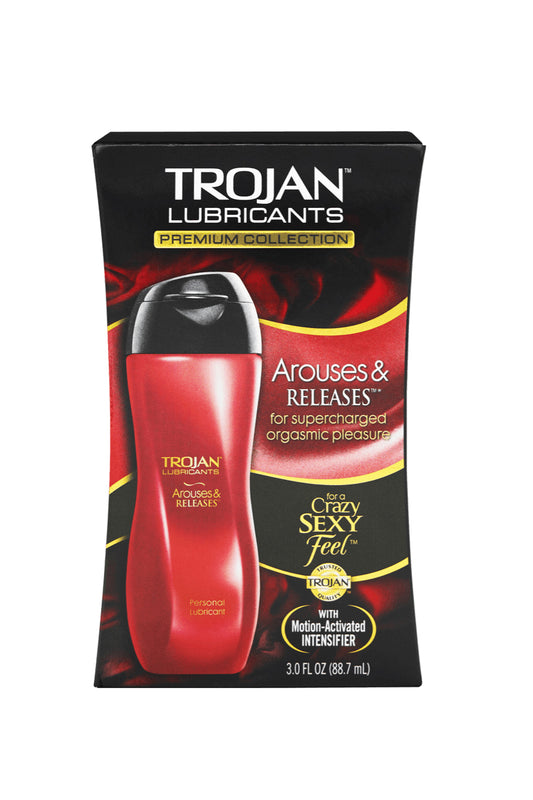 Trojan Arouses and Releases Lubricant – 3 Fl. Oz.