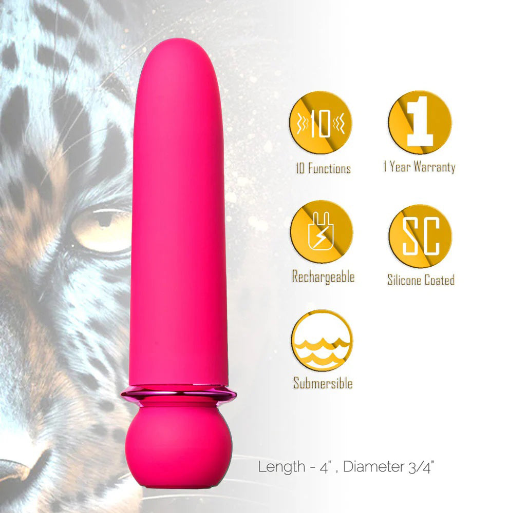 Maia Novelties Jaguar - Rechargeable Vibrating Bullet - Pink