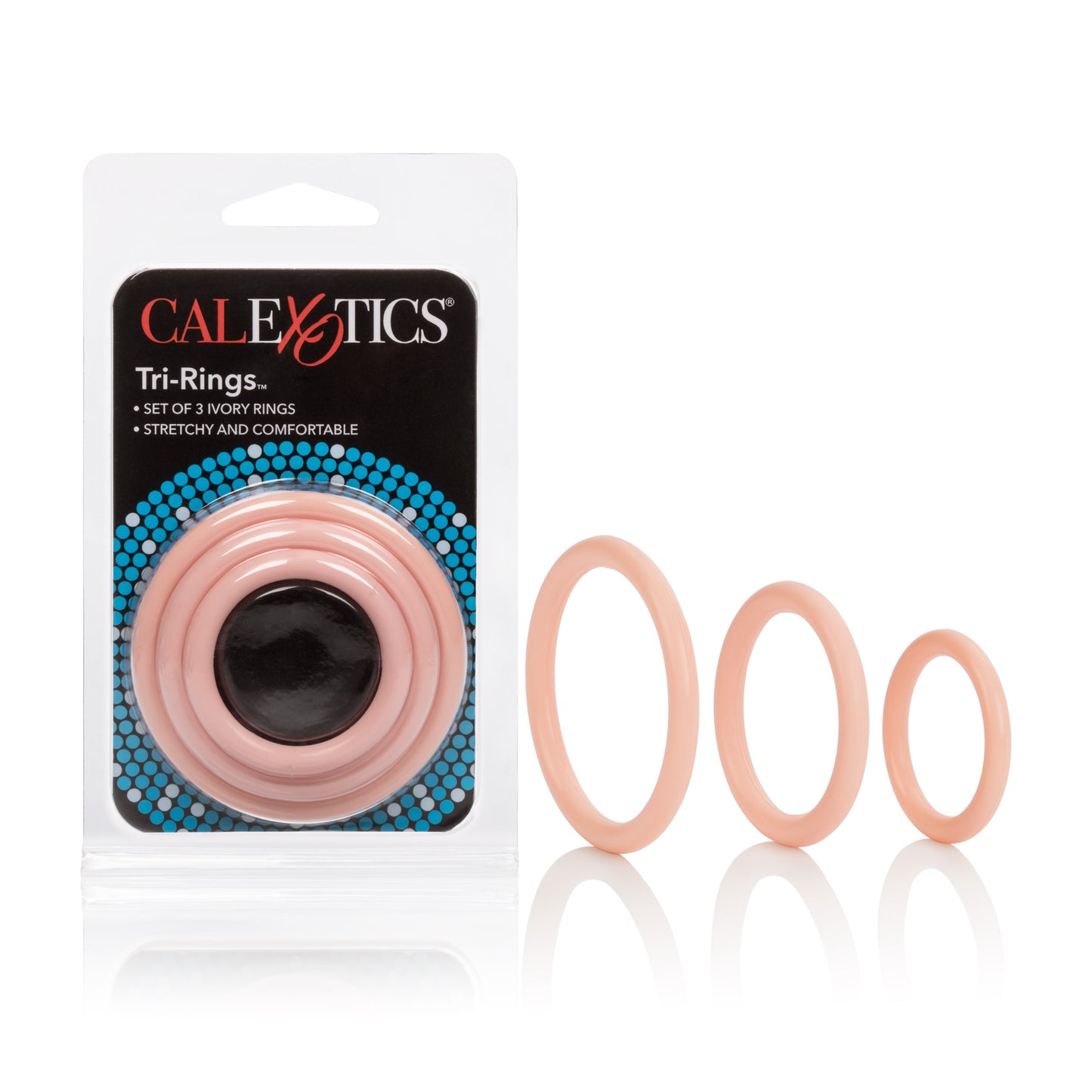 CalExotics Tri-Rings Natural Multi-Purpose Rings - Beige