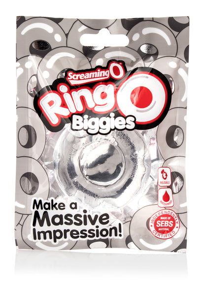 Screaming O RingO Biggies - Reusable Waterproof Ring - Clear