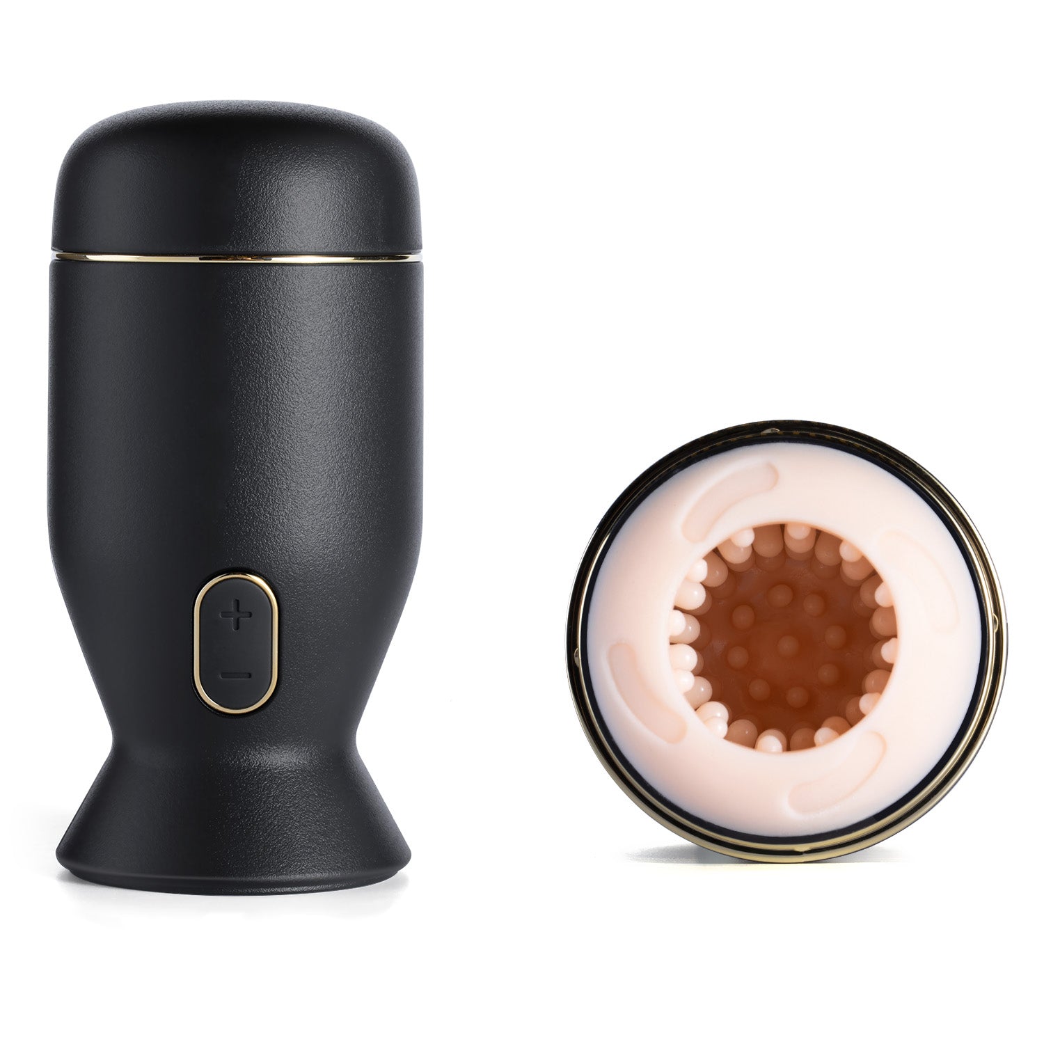 Priti Automatic Rotating Penis Stimulator - Black - 7 Rotating Patterns