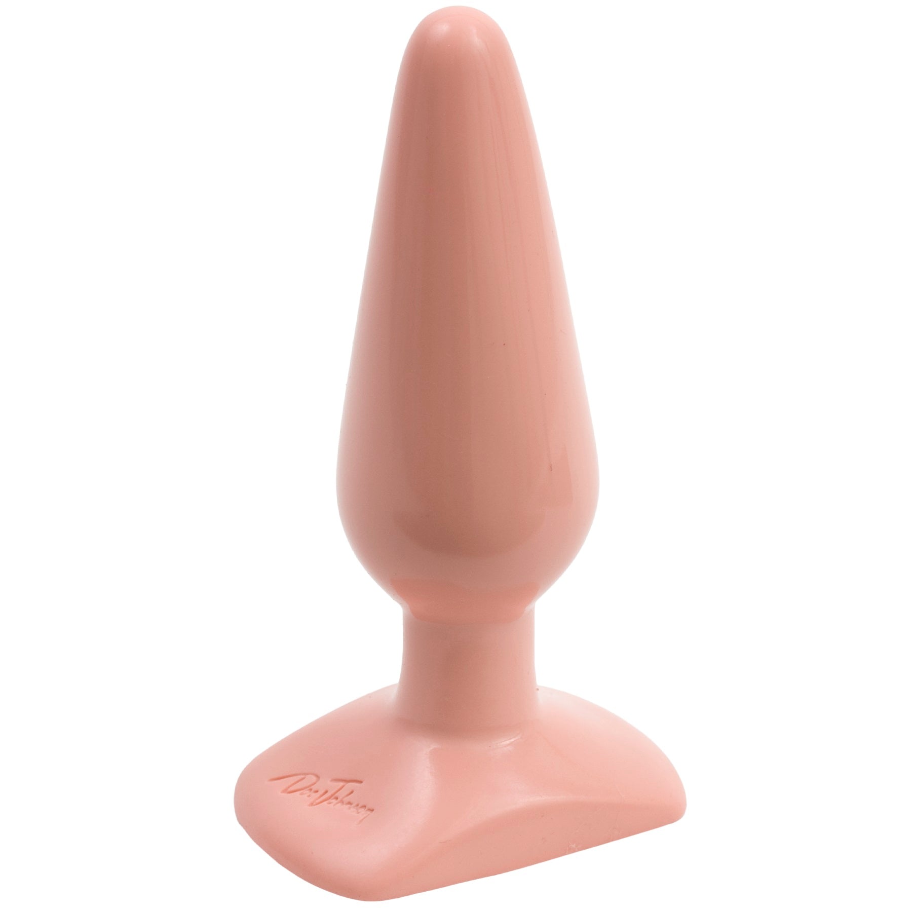 Doc Johnson Classic Butt Plug Smooth - Medium - Tapered Design - White