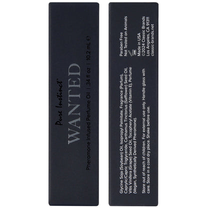 Pure Instinct Pheromone Perfume Oil Wanted 10ml 0.34oz