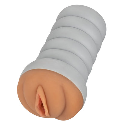 CalExotics Ribbed Gripper Tight Pussy Grip – Life-like Masturbator – Brown