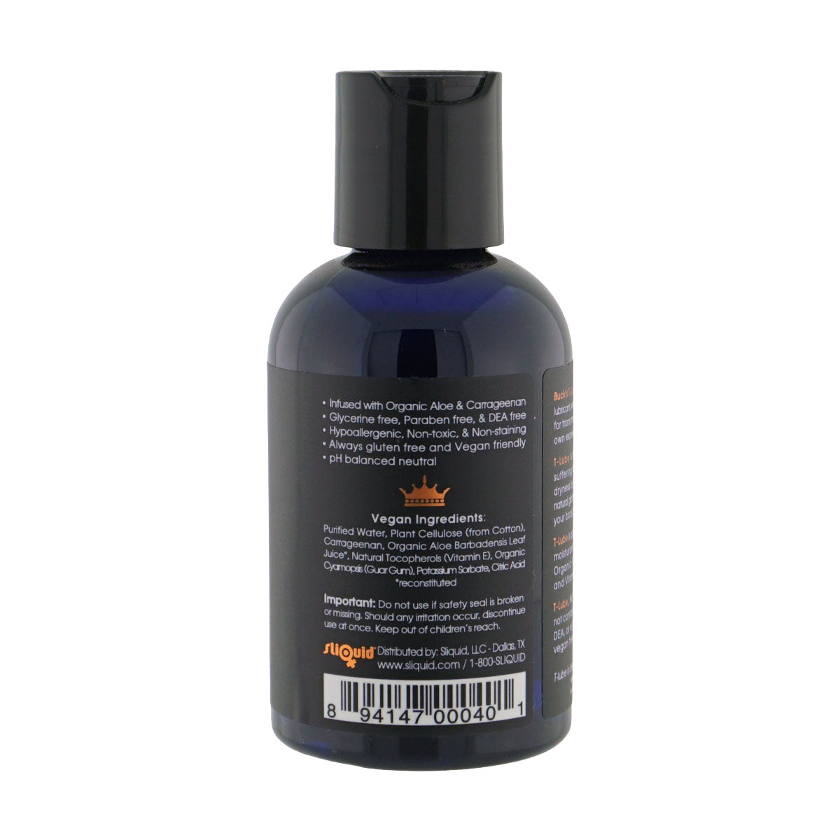 Buck Angel's T-Lube 4.2 Oz – Water-Based Personal Lubricant