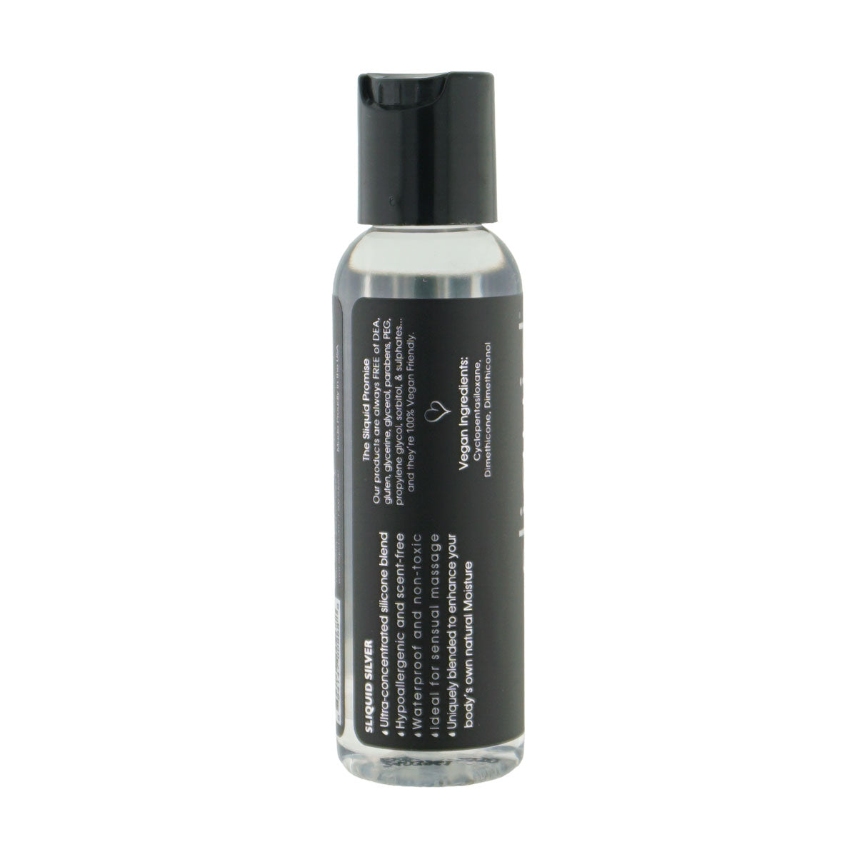Sliquid Naturals Silver Silicone Personal Lubricant – 2.0 Fl Oz (59 ml) – Waterproof