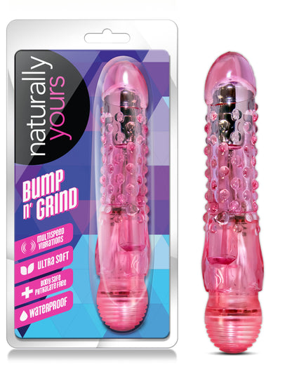 Blush Bump N Grind Vibrator – Pink – Multi-Speed Waterproof