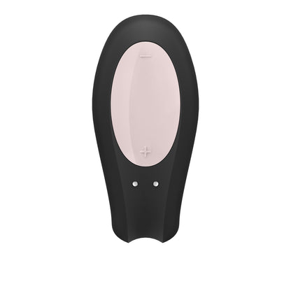 Satisfyer Double Joy Couple's Vibrator – Black – App Controlled