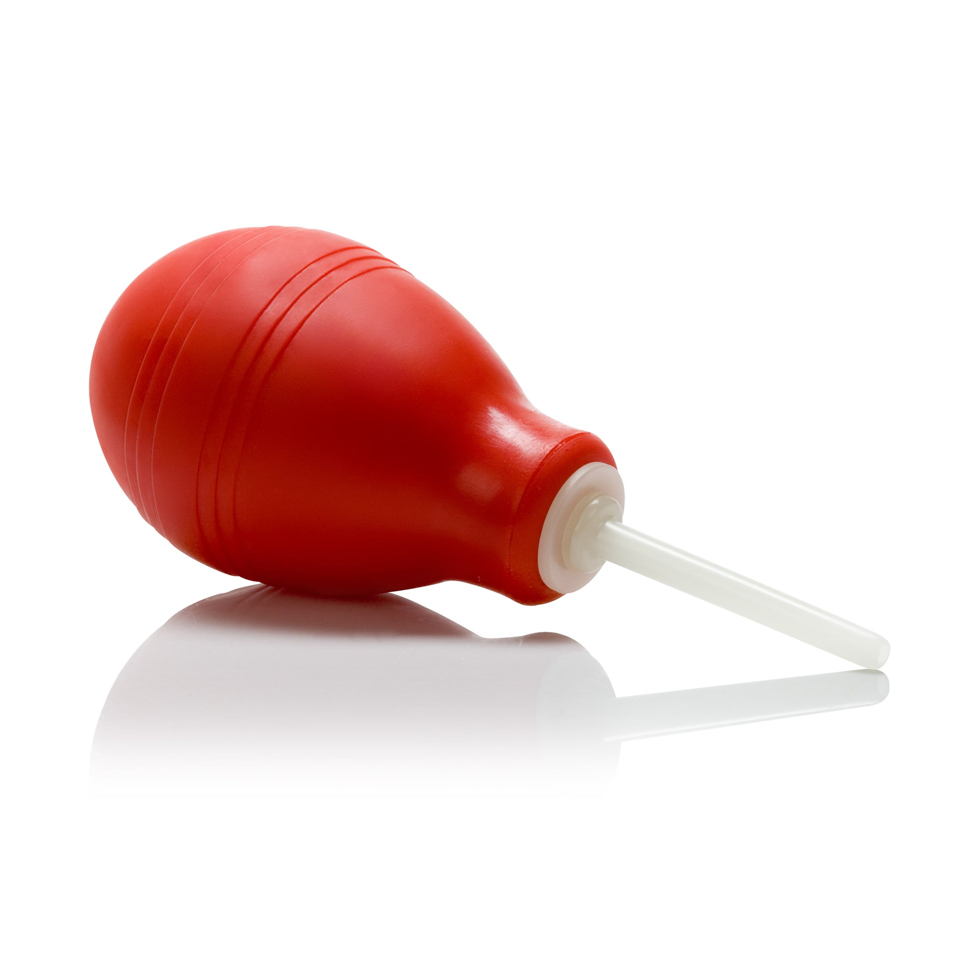CalExotics Anal Douche – Red – Waterproof with Glow-in-the-Dark Applicator