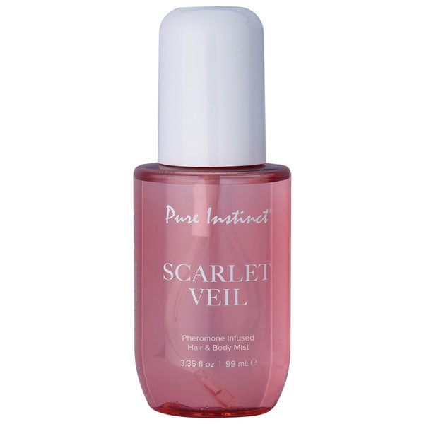 Pure Instinct Scarlet Veil Hair and Body Mist with Pheromones - 3.35oz