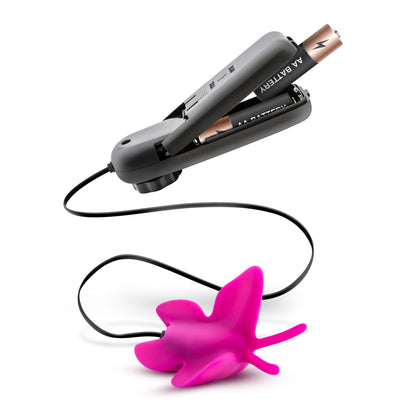 Blush Luxe Butterfly Teaser – Vibrating Toy with Multi-Speed Functionality – Fuschia