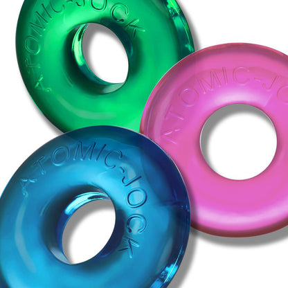 Oxballs Ringer Max 3-Pack – Neon Rubber Rings for Enhanced Comfort