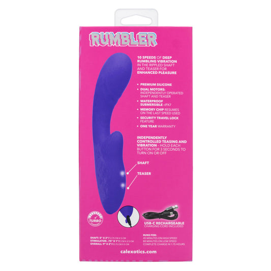 CalExotics Rumbler Rumble G Dual Massager – Purple