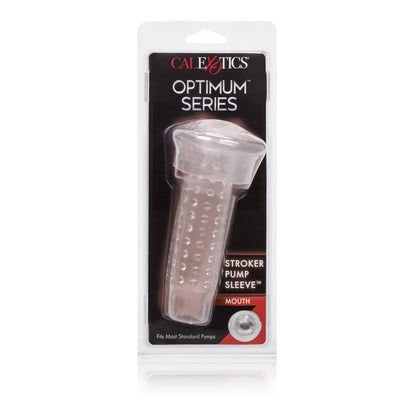 CalExotics Optimum Series Stroker Pump Sleeve – Clear Mouth