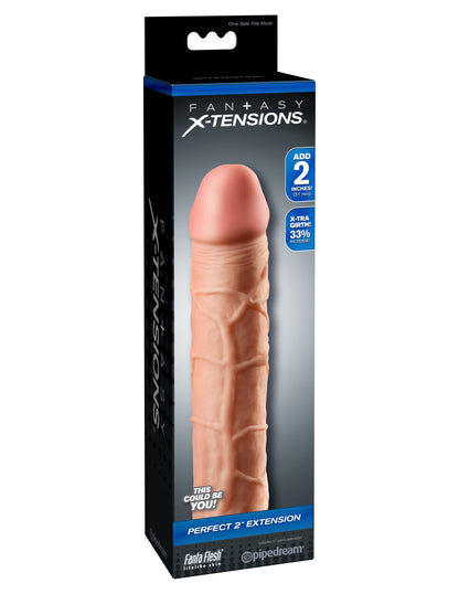 Pipedream Fantasy X-Tension Perfect 2-Inch Extension - Beige