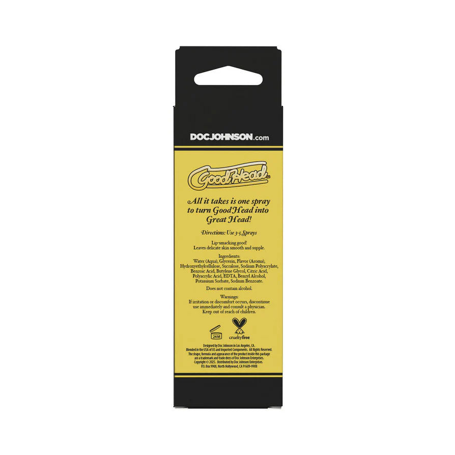 Goodhead Juicy Head Dry Mouth Spray - Lemon Drop Flavor - 2oz