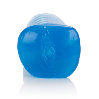 CalExotics Beaded Masturbator – Soft and Stretchy, Blue