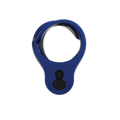 iN's and Out's Silicone Dildo and Vibrating Stroker Combo – Blue