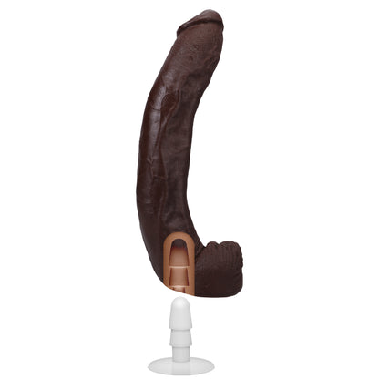 Doc Johnson Dredd 13.5 Inch Ultraskyn Cock with Removable Vac-U-Lock Suction Cup - Chocolate