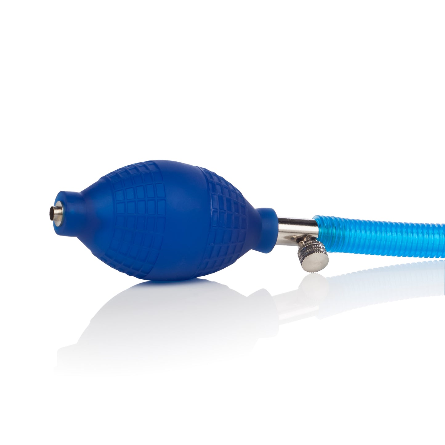 CalExotics Head Coach Erection Pump with Flexible Hose and Soft Sleeve - Blue