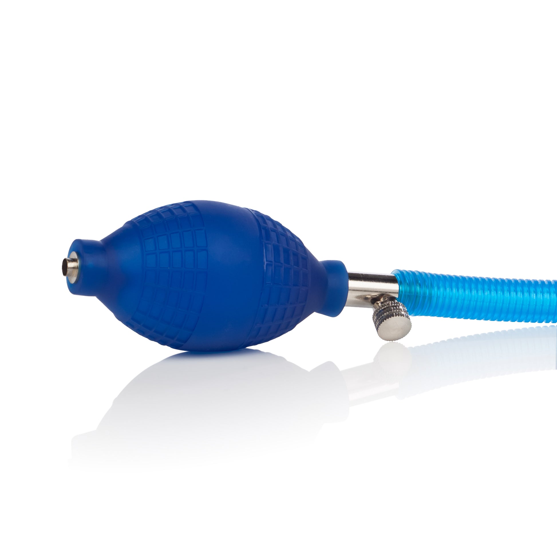 CalExotics Head Coach Erection Pump with Flexible Hose and Soft Sleeve - Blue