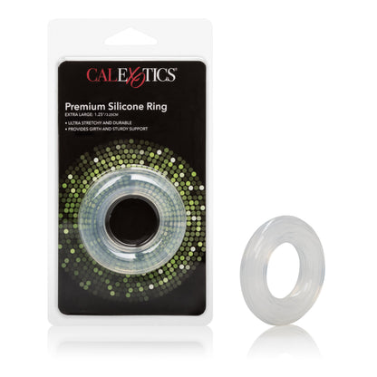 CalExotics Premium Silicone Ring - XL - Clear - Durable and Comfortable