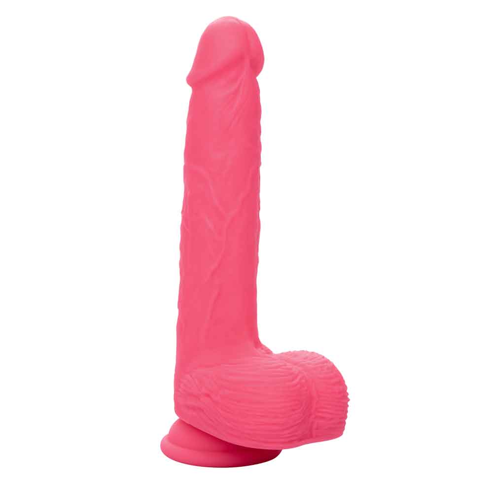 CalExotics Rechargeable Rumbling and Thrusting Silicone Stud - Pink