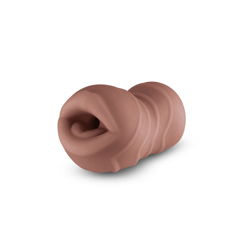 NS Novelties Pocket Pals Mouth Stroker - Realistic - Brown